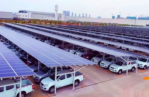 Isuzu distributed solar photovoltaic power station