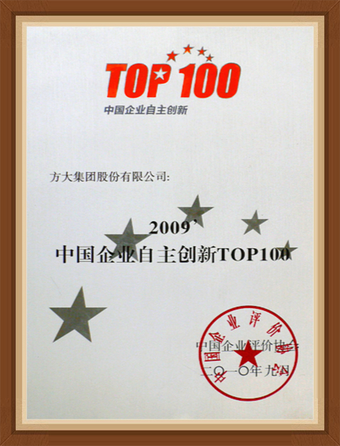 2009 中国企业自主创新100强